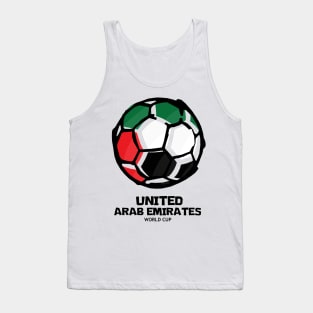 United Arab Emirates Football Country Flag Tank Top